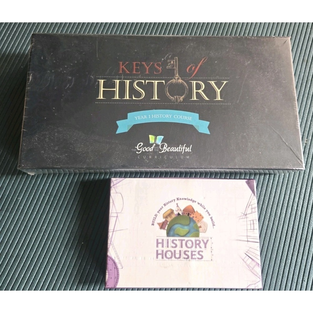 NEW Keys Of History Yr 1 Course Game Good & Beautiful Sealed AND History Houses